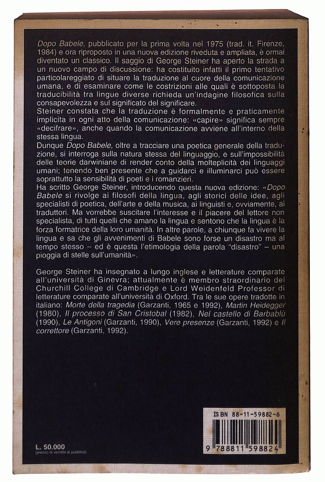 EBOND Dopo Bebele Aspetti Del Linguaggio George Steiner 1995 Libro LI029116