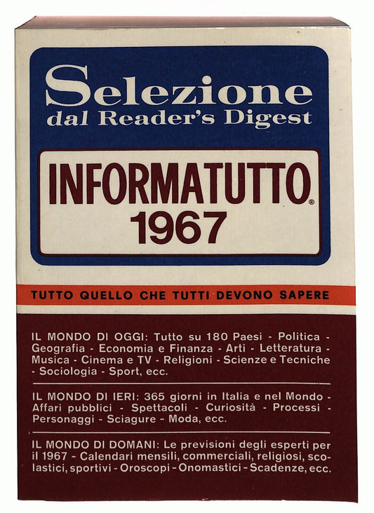 EBOND Informatutto Selezione Dal Reader's Digest 1967 Libro LI029415