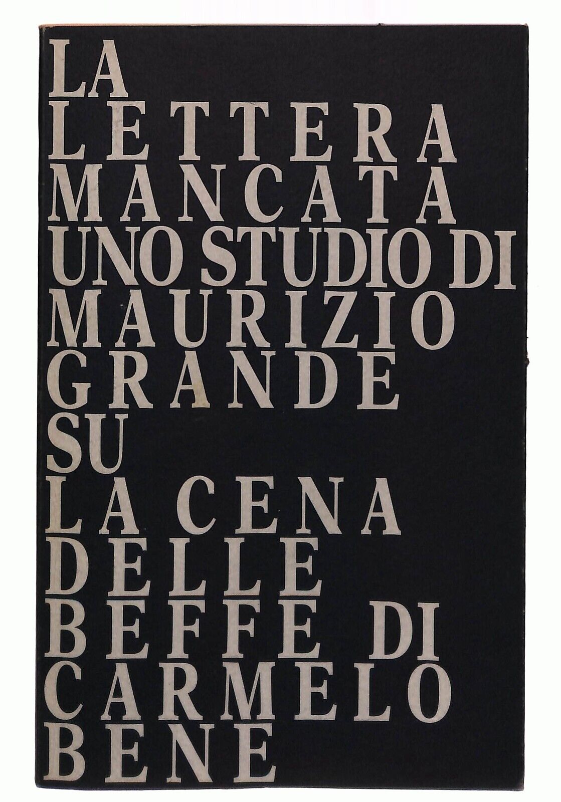 EBOND La Lettera Mancata Uno Studio Di M. Grande Su La Cena Beffe Libro LI029464