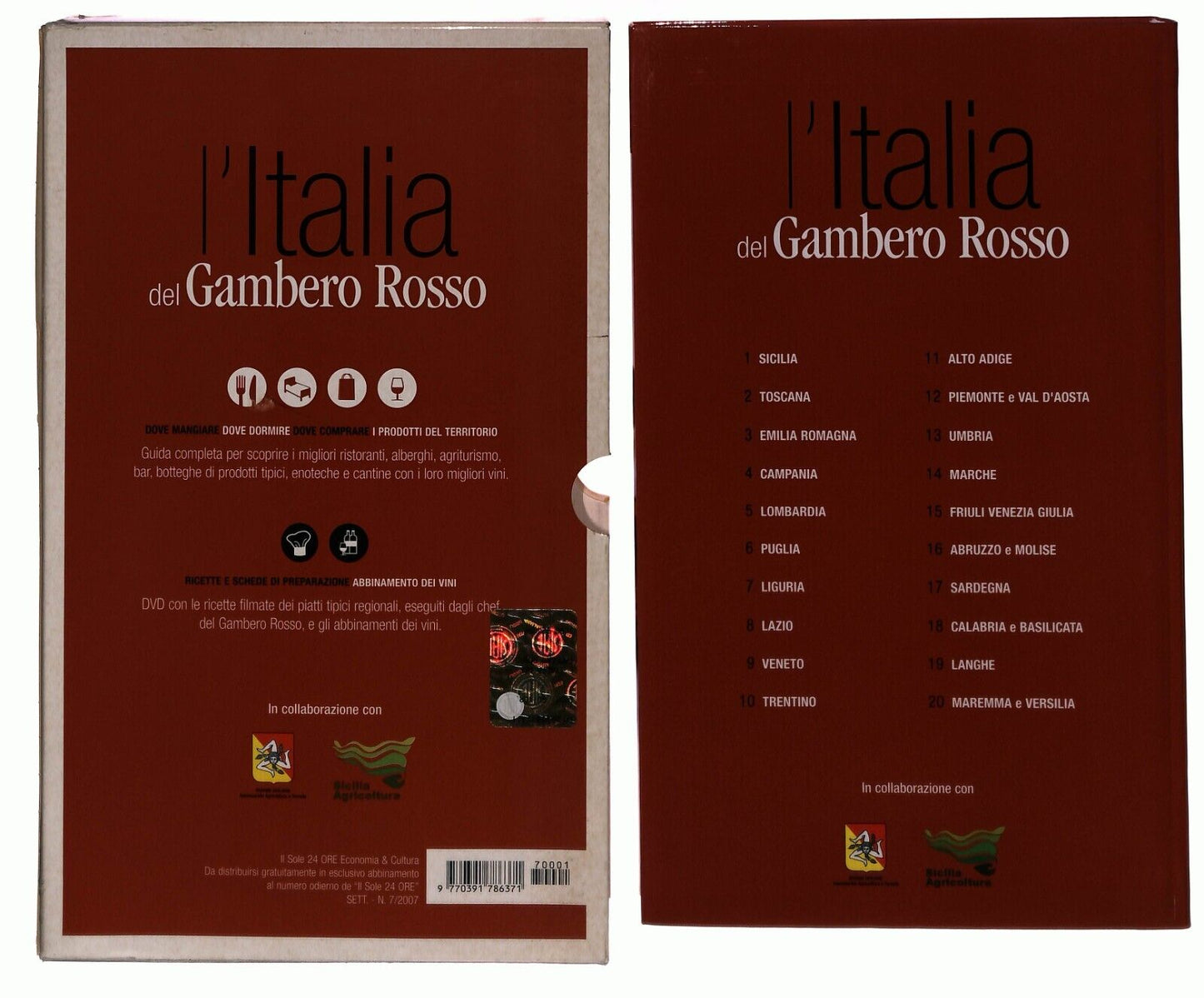 EBOND L'italia Del Gambero Rosso Sicilia (con DVD) Libro LI029466