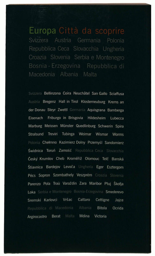EBOND Europa Citta Da Scoprire Vol. 3 Touring Club Italiano Libro LI029506