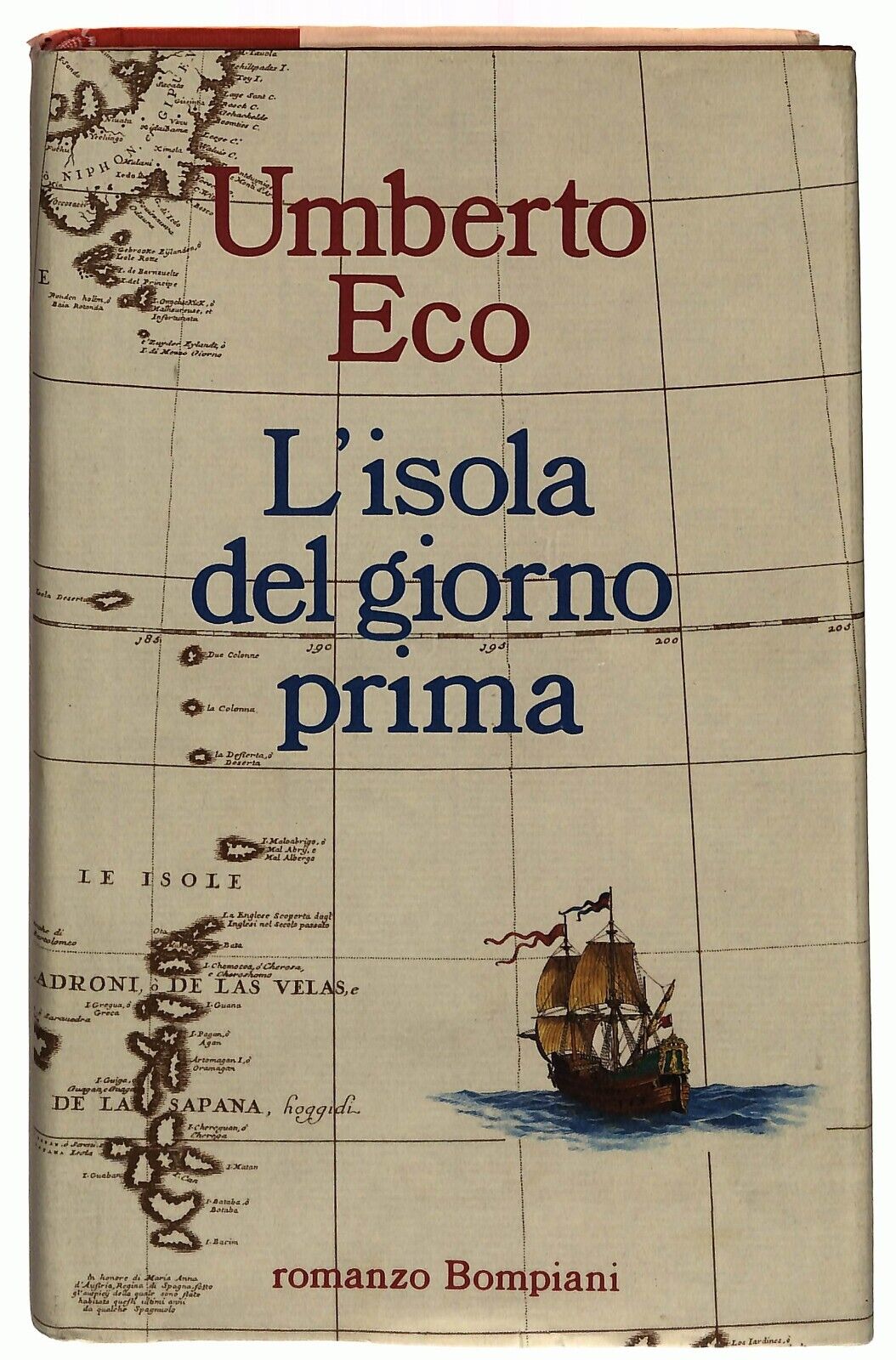 EBOND L'isola Del Giorno Prima Bompiani 1994 Libro LI029808