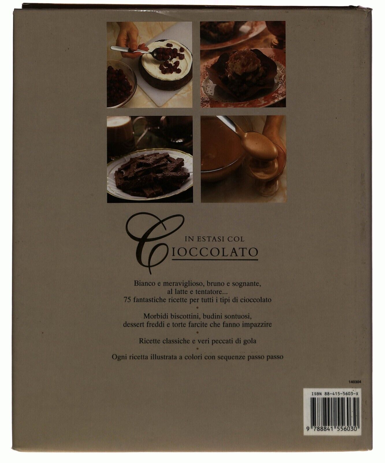 EBOND In Estasi Col Cioccolato Christine France Deagostini 2000 Libro LI029901