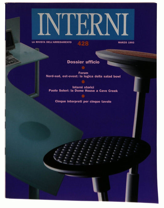 EBOND Interni N. 428 La Rivista Dell'arredamento Marzo 1993 Libro LI030054