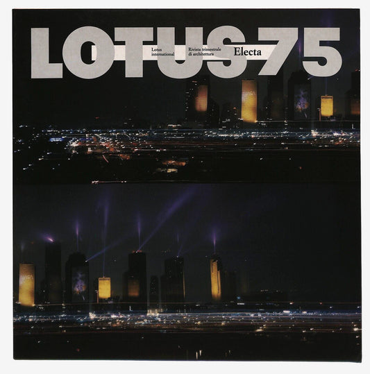 EBOND Lotus 75 Rivista Trimestrale Architettura Electa Feb. 1993 Libro LI030057