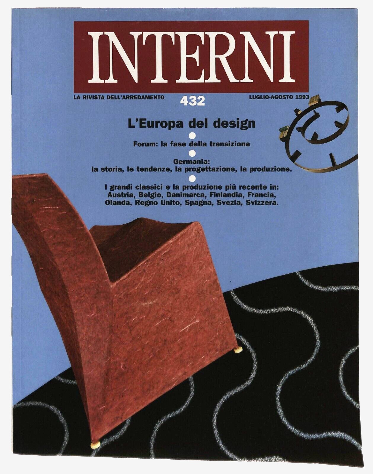 EBOND Interni N. 432 La Rivista Dell'arredamento Lugli-agost 1993 Libro LI030070