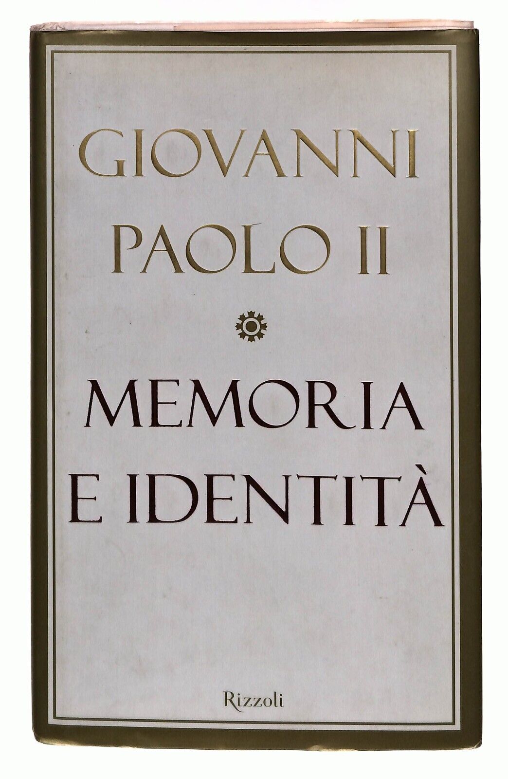 EBOND Giovanni Paolo Ii Memoria e Identita Libro LI030114