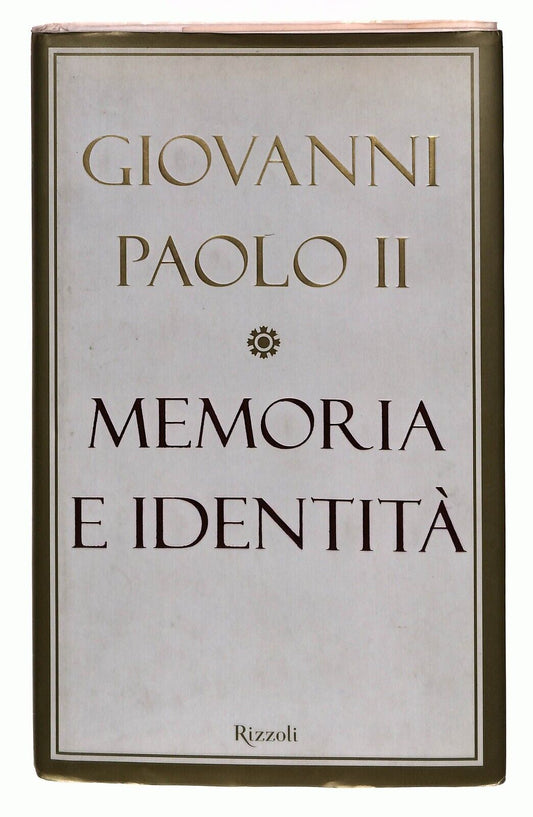 EBOND Giovanni Paolo Ii Memoria e Identita Libro LI030114