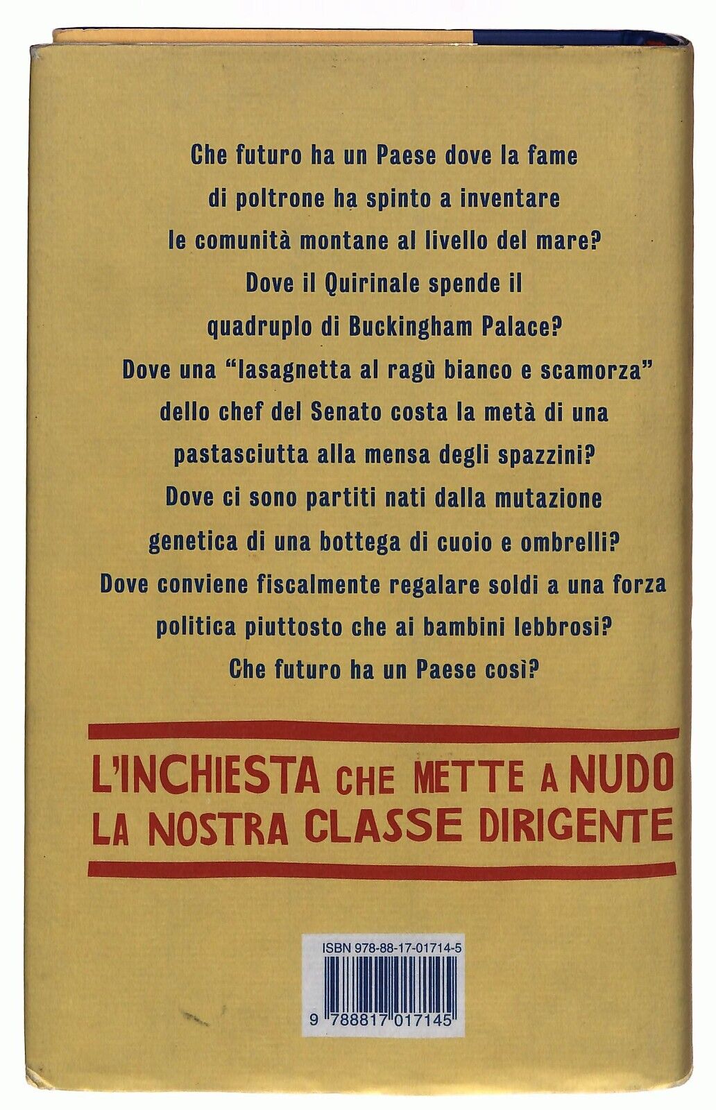 EBOND La Casta. Cosi i Politici Italiani Sono Diventati S.rizzo Libro LI030119