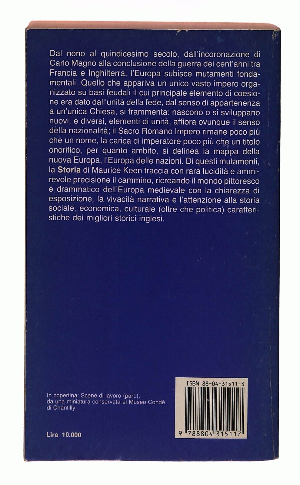 EBOND Storia Dell'europa Medioevale M.keen Mondadori 1988 Libro LI030161