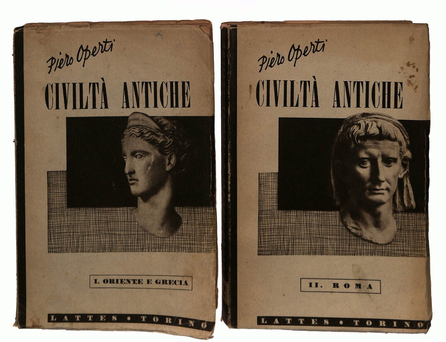 EBOND Civilta Antiche Vol. 1 e Vol.2 Piero Operti Lattes 1948 Libro LI030205