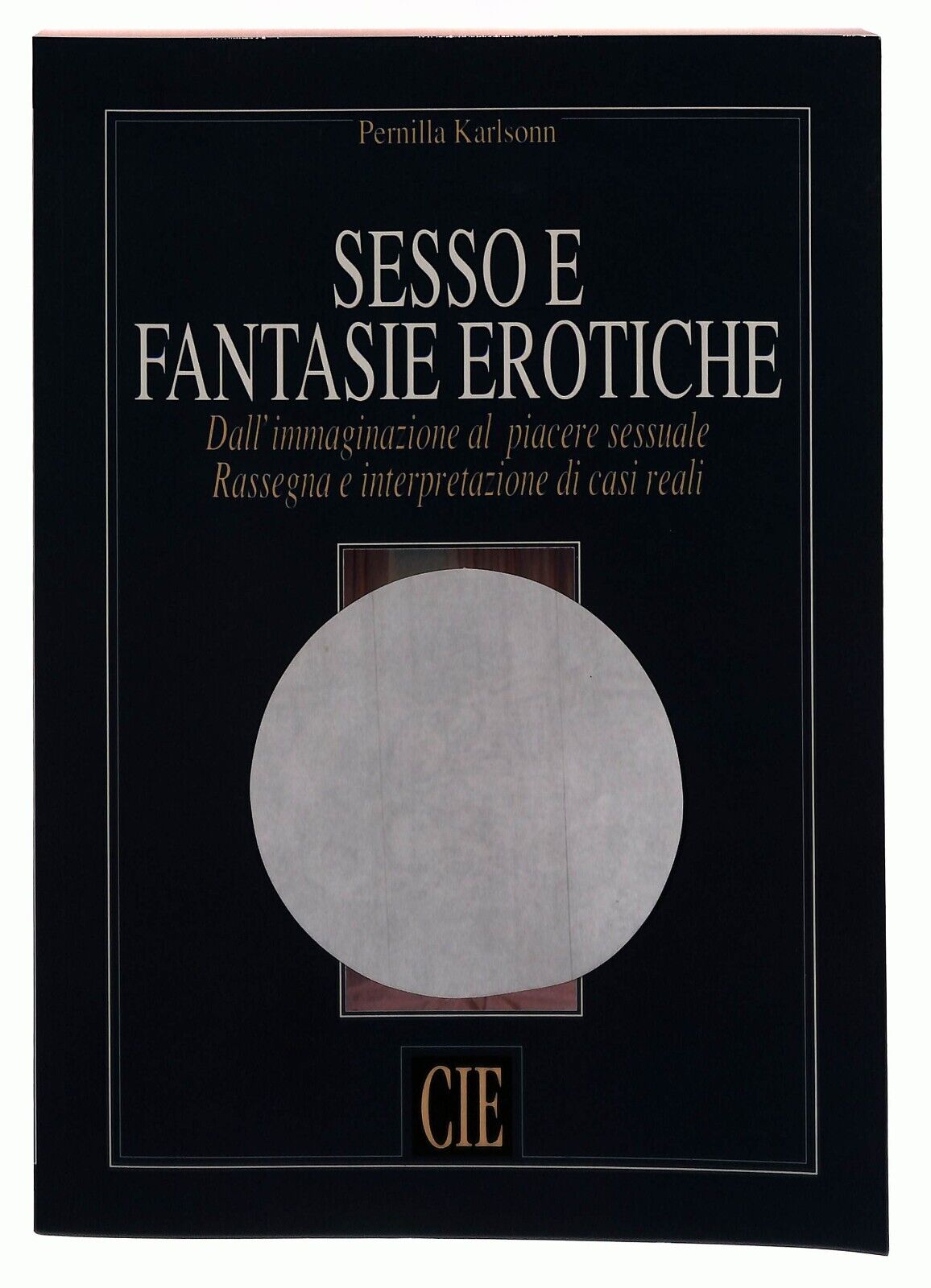 EBOND Sesso e Fantasie Erotiche Karlsonn Cie 1993 Libro LI030451