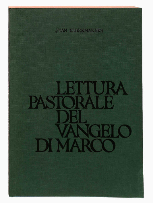 EBOND Lettura Pastorale Del Vangelo Di Marco J. Radermarkers 1981 Libro LI030452