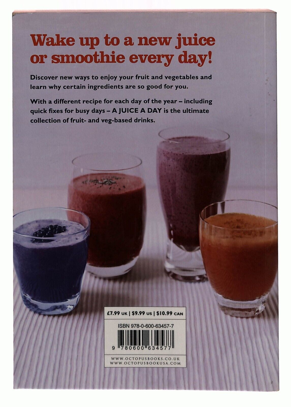 EBOND A Juice a Day: 365 Juices + Smoothies For Every Day Libro LI030502