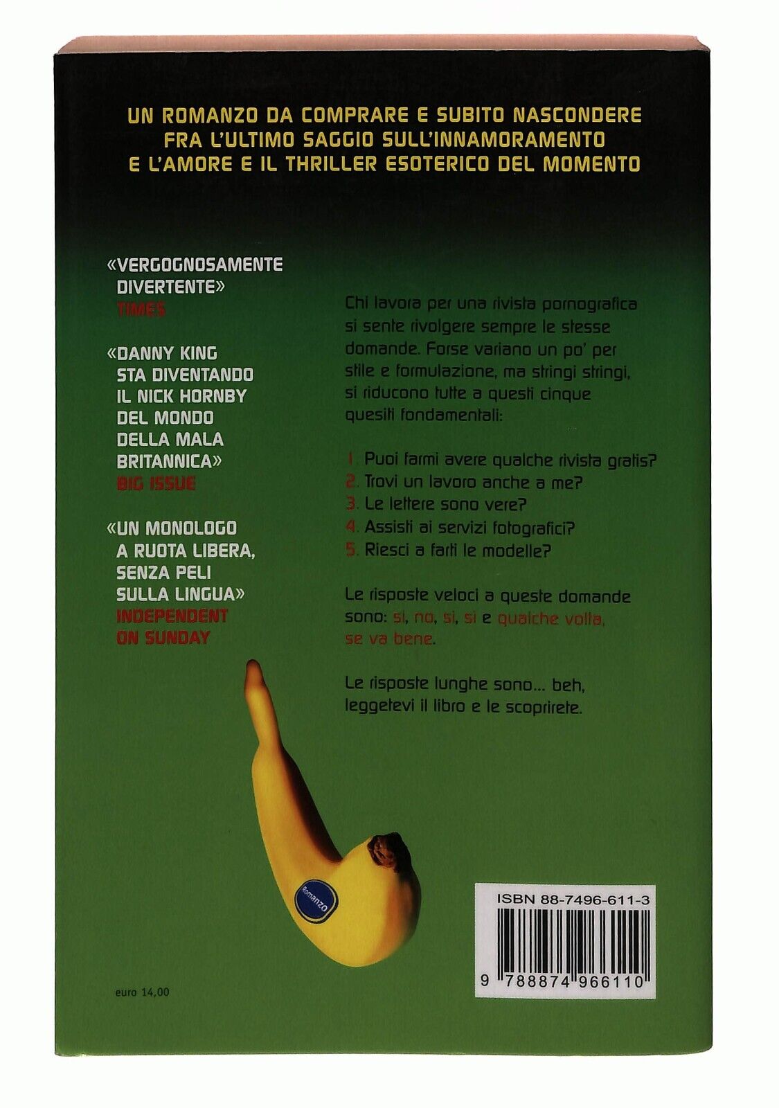 EBOND Diario Di Un Pornografo Danny King Kowalski 2005 Libro LI030503
