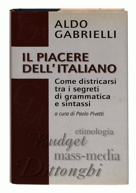 EBOND Il Piacere Dell'italiano Libro LI030554