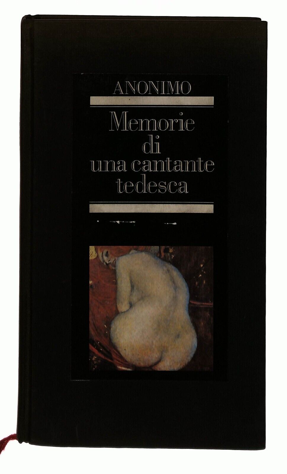 EBOND Anonimo 3 Memorie Di Una Cantante Tedesca Club 1982 Libro LI030555