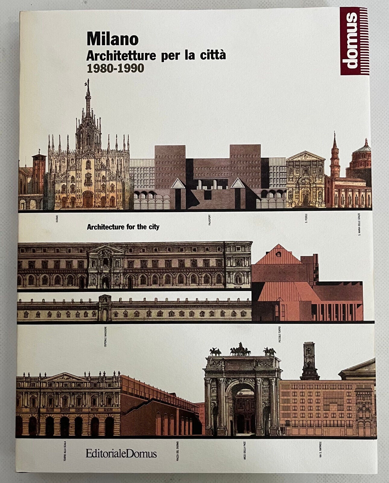 EBOND Milano Architetture Per La Citta 1980-1890 Domus 1989 Libro LI030657