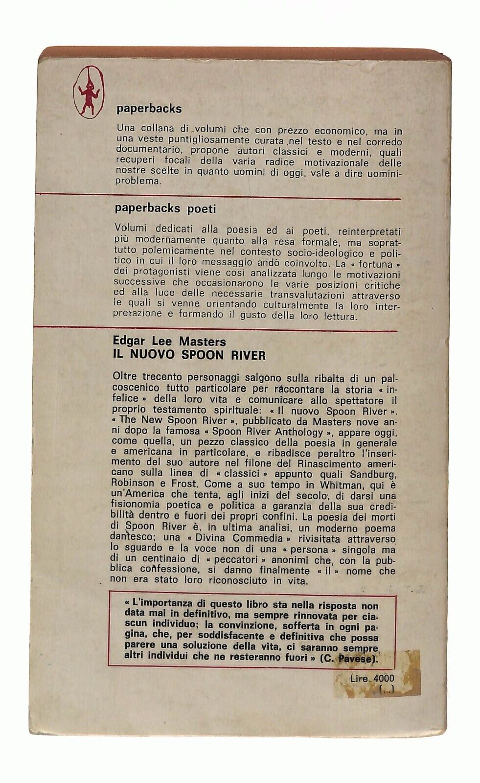 EBOND Il Nuovo Spoon River E.l.master Newton 1979 Libro LI030759