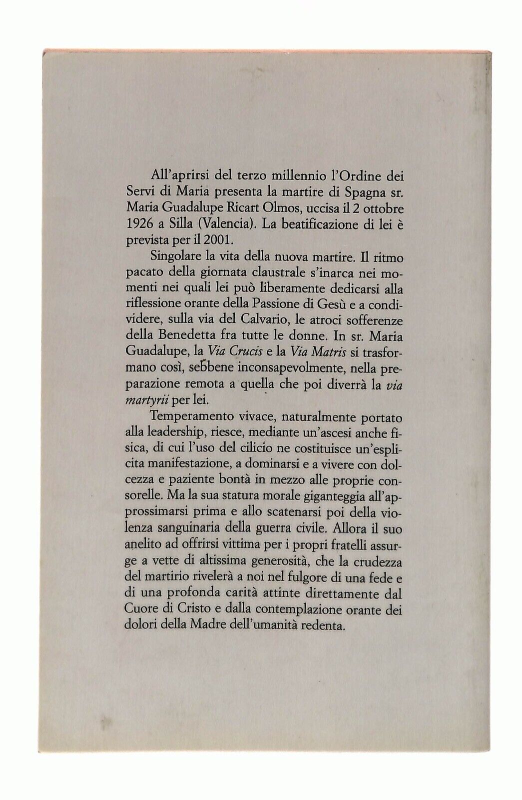 EBOND L'amore Insanguinato Il Martirio P. Tito M. Sartori 1999 Libro LI030766