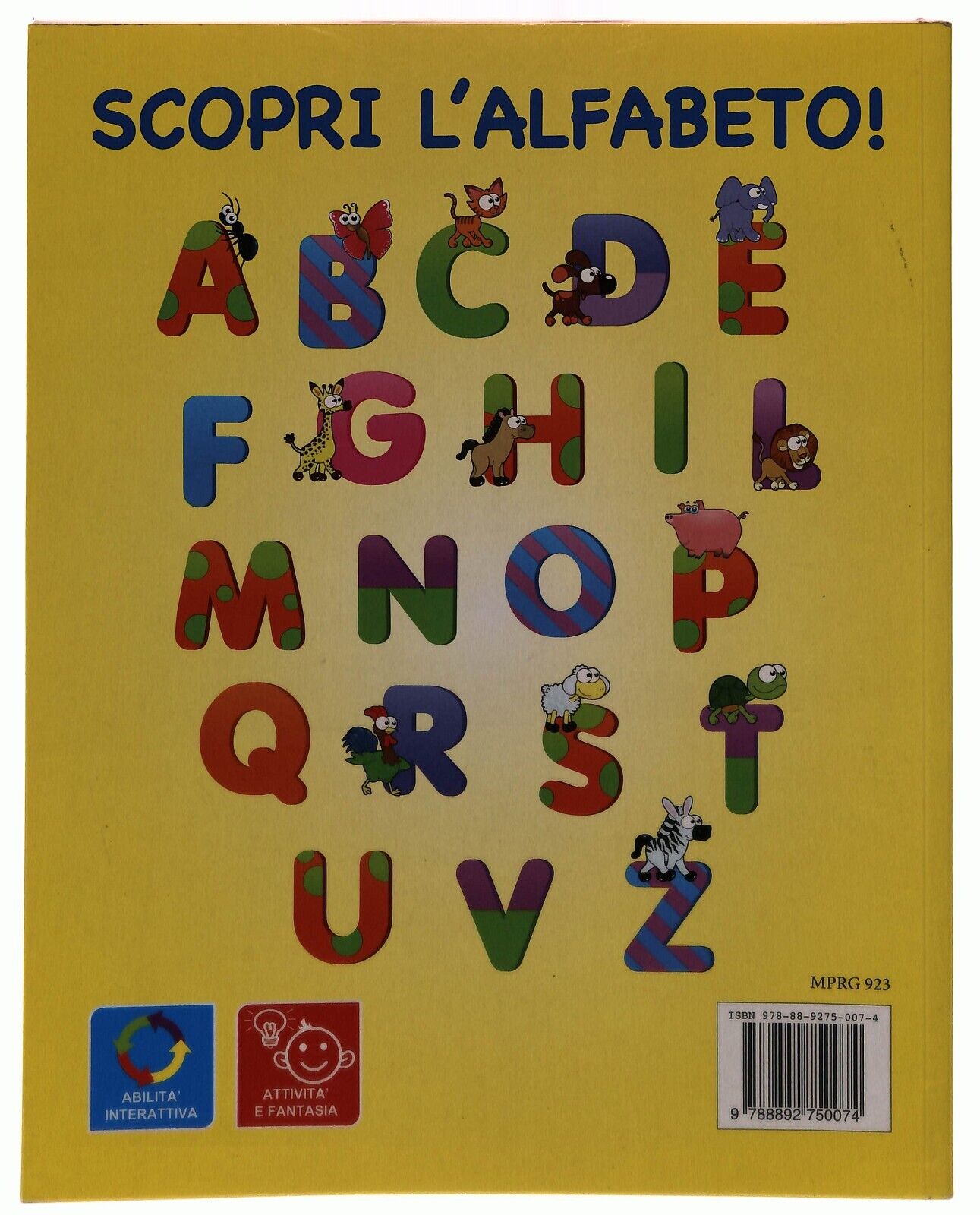 EBOND Scopri L'alfabeto 48 Pagine Mariotti 2020 Libro LI030804