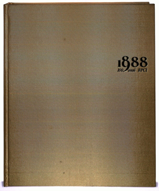 EBOND 1888/1988 - 100 Anni Bpci Fotografia Bpci Libro LI030852