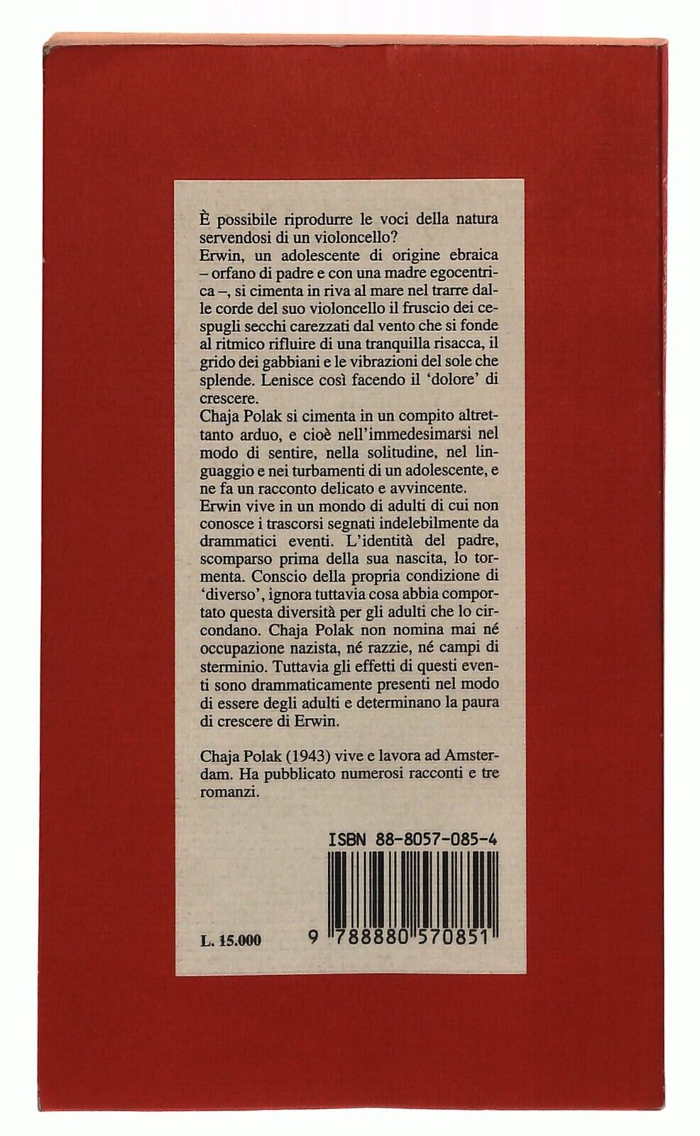 EBOND Sonata D'estate Chaja Polak Giuntina 1999 Libro LI030864