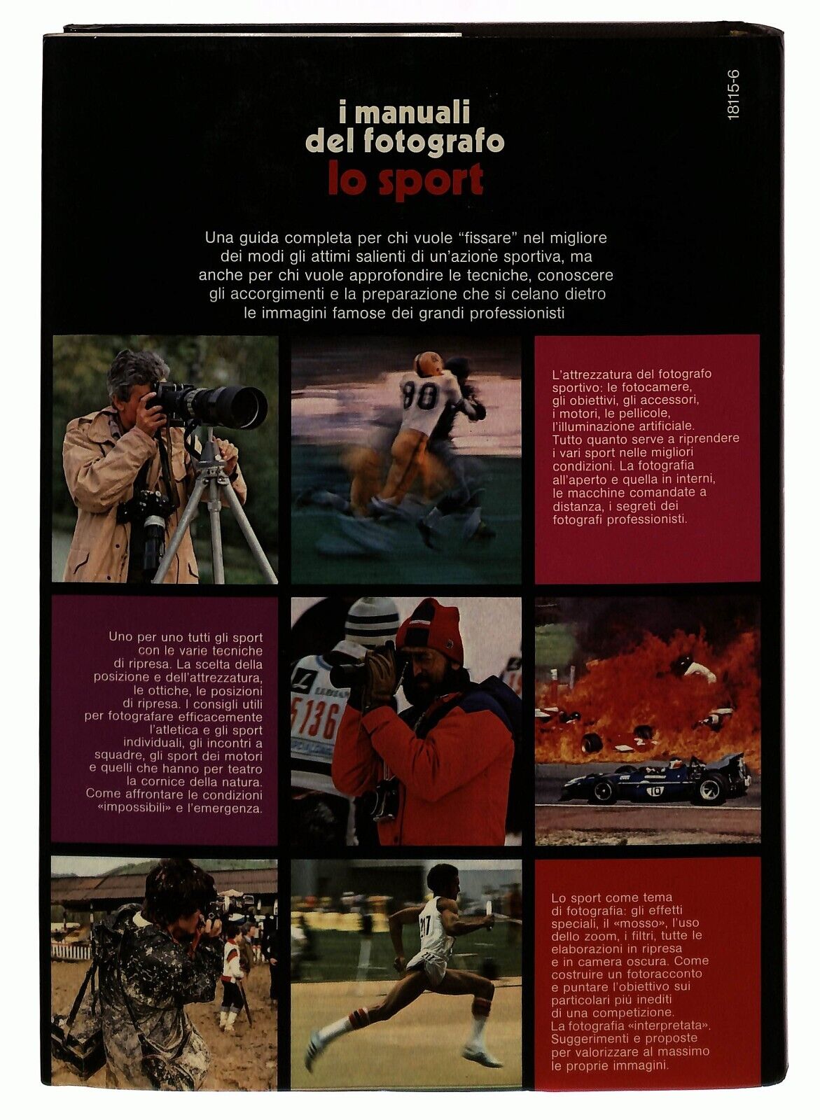 EBOND I Manuali Del Fotografo Lo Sport M.cappon I.zannier 1980 Libro LI031202