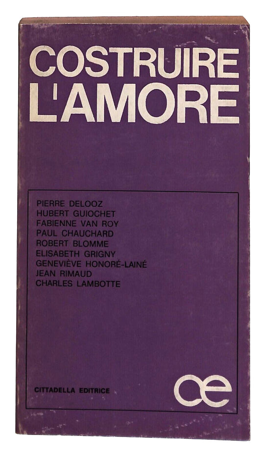 EBOND Costruire L'amore Cittadella Editrice Libro LI031366