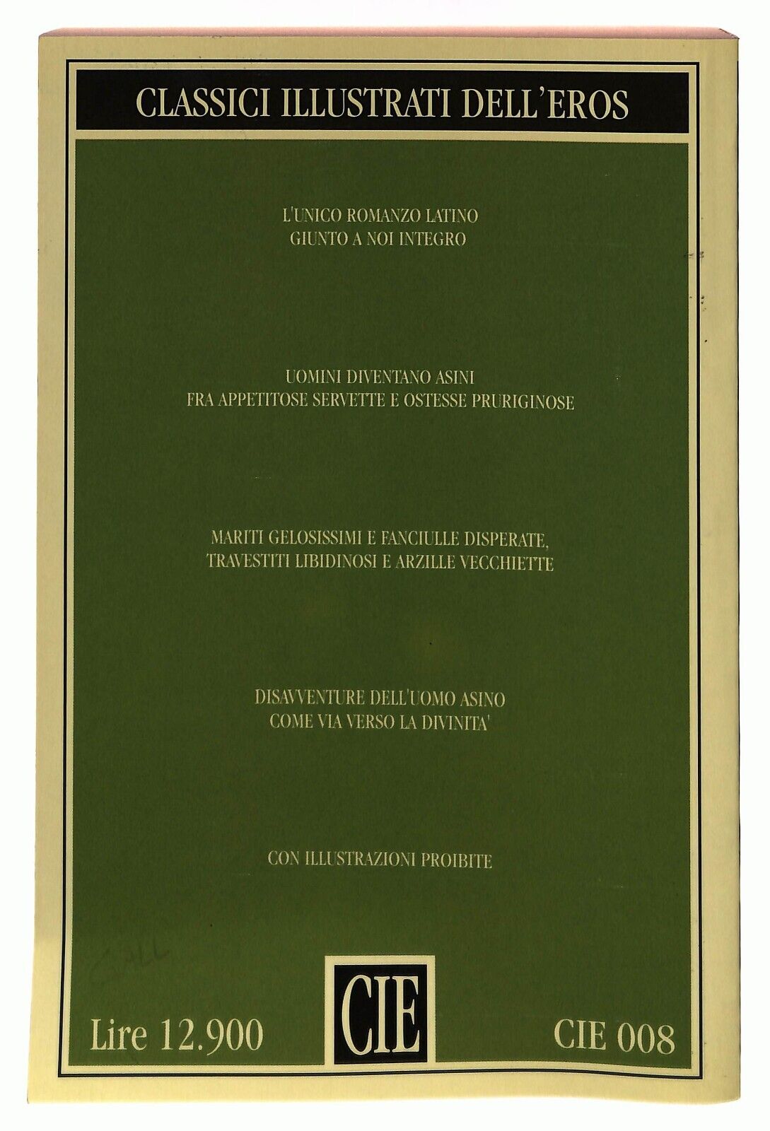 EBOND L'asino D'oro Di Apuleio Classici Illustrati Cie 1992 Libro LI031405