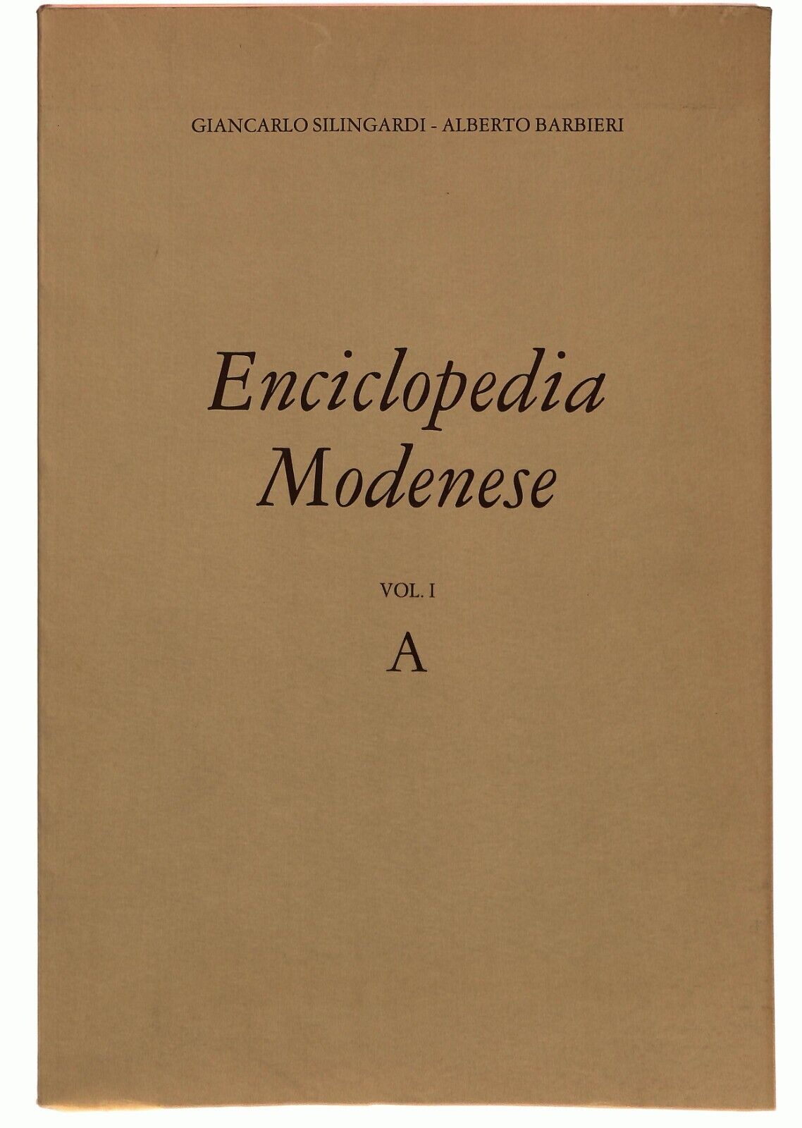 EBOND Enciclopedia Modenese A Vol. 1 G.silingardi A.barbieri 1990 Libro LI031455