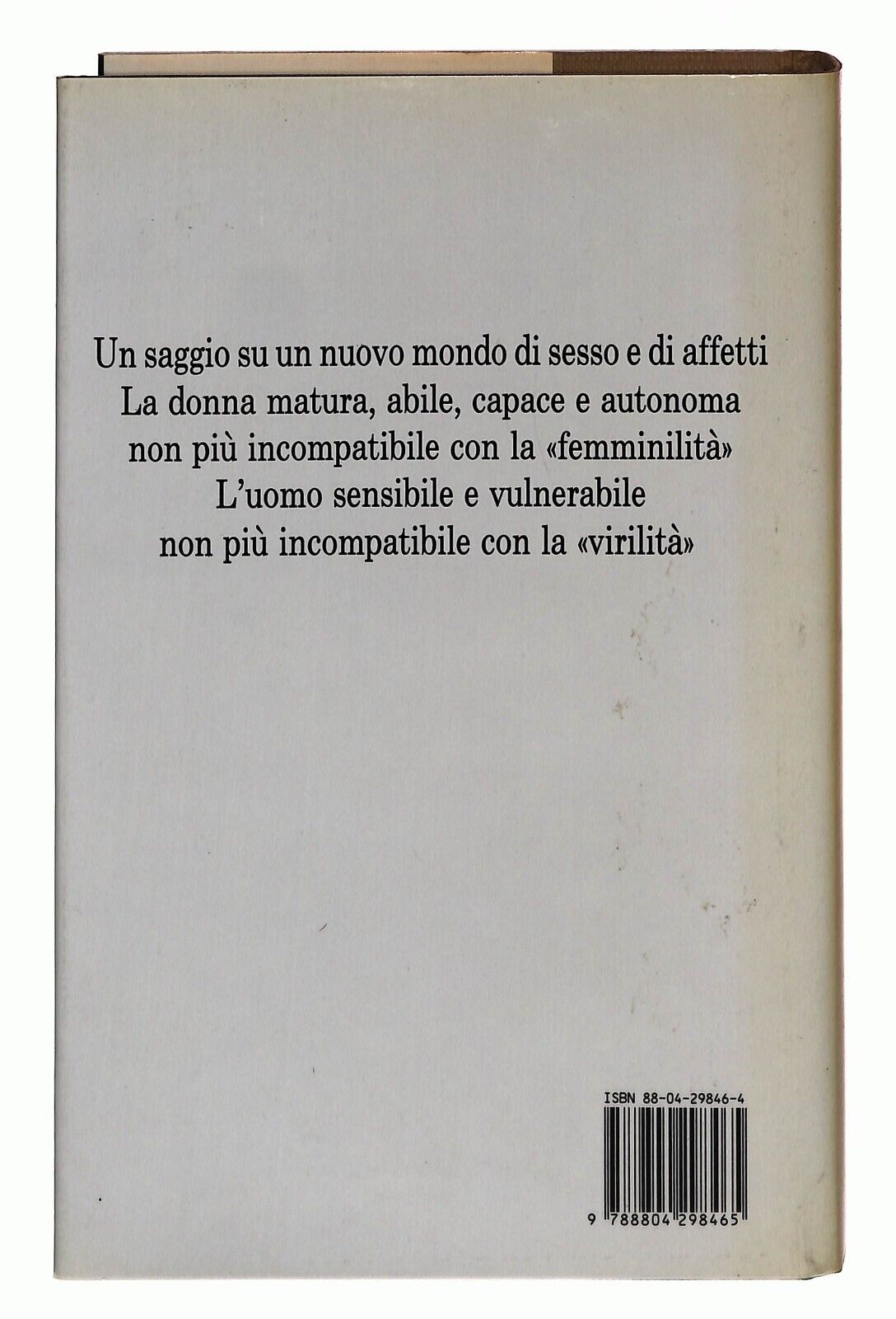 EBOND Amore e Pregiudizio Gianini Belotti Elena Mondadori Libro LI031656