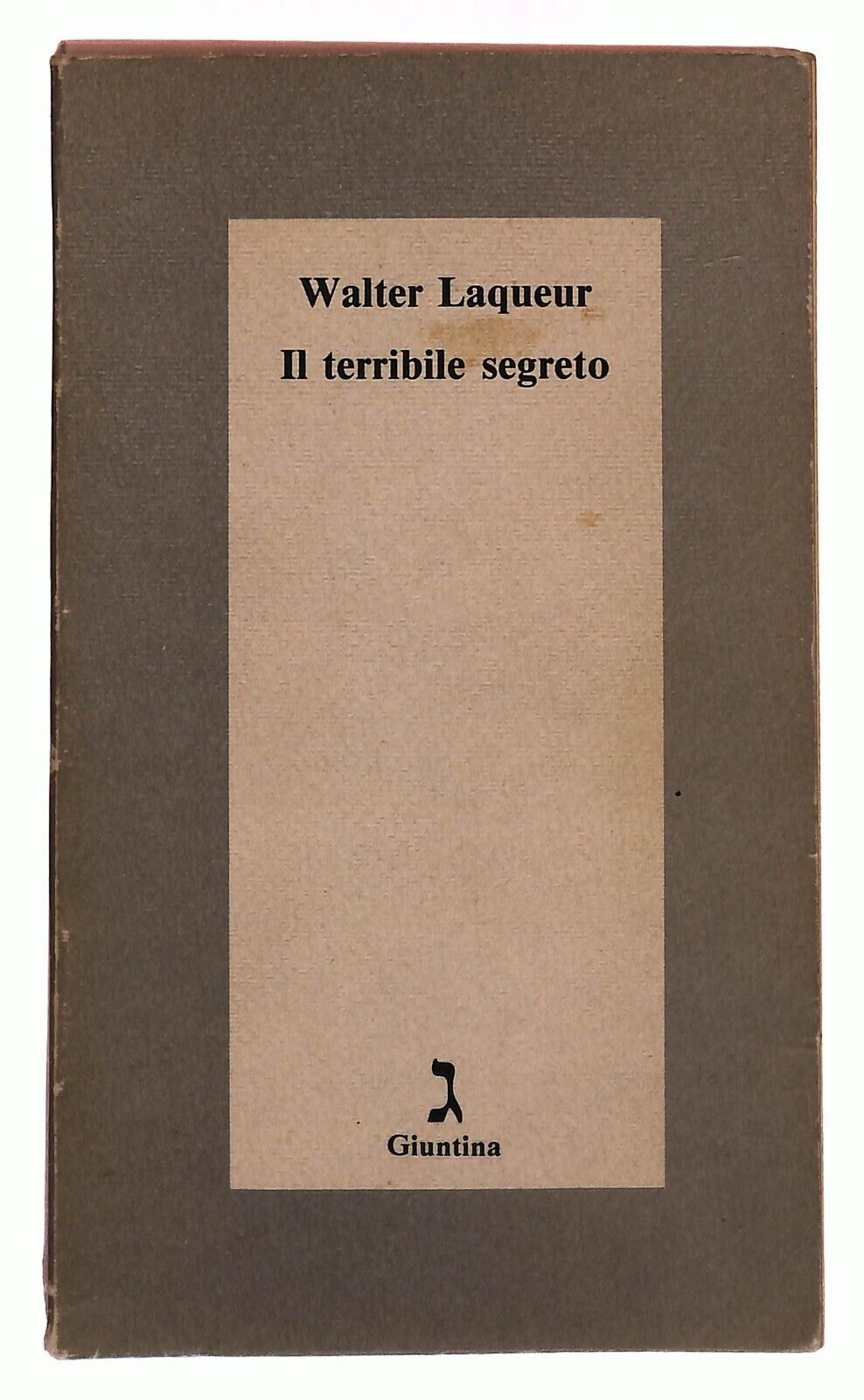 EBOND Il Terribile Segreto Walter Laqueur Giuntina 1983 Libro LI031809