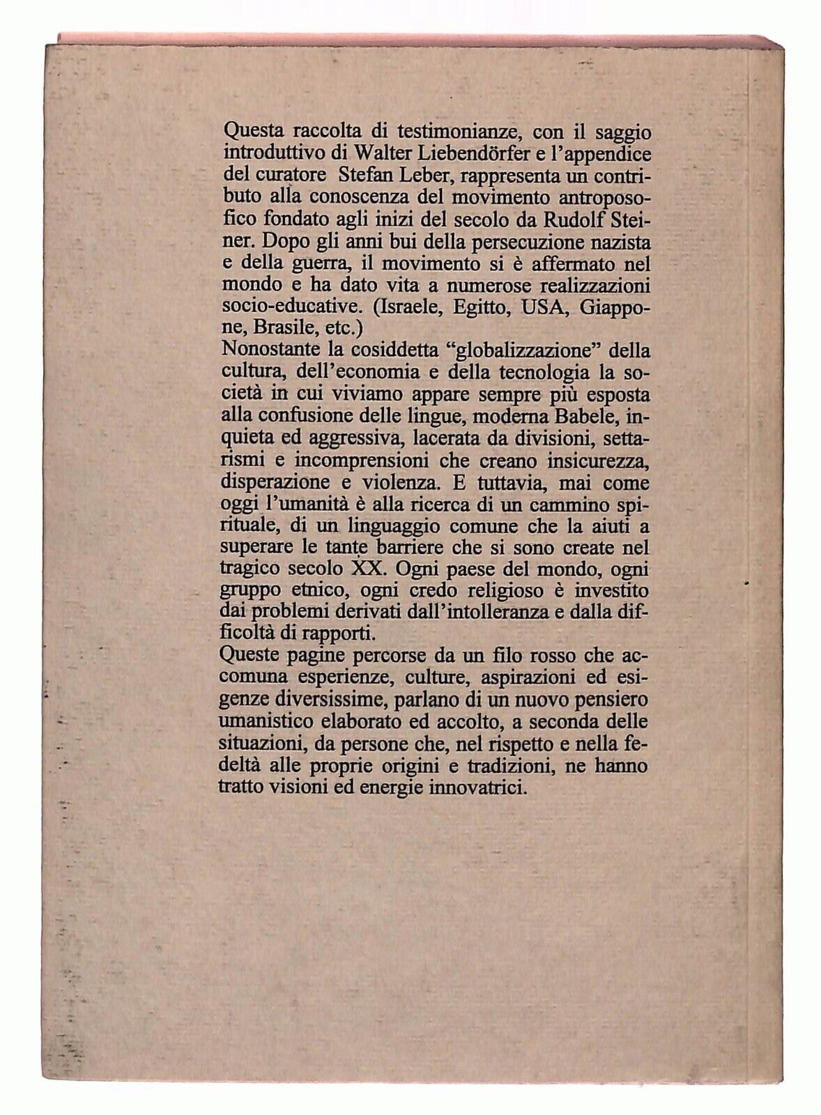 EBOND Oltre Babele S. Laber Walter L. Filadelfia 1997 Libro LI031816