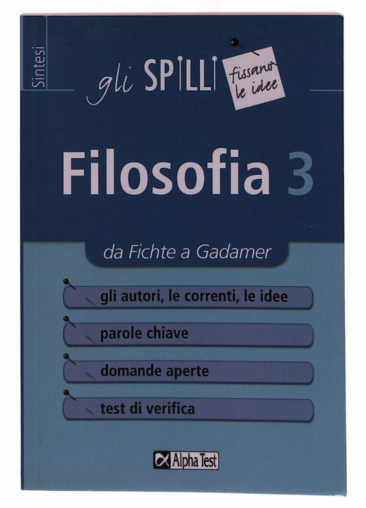 EBOND Filosofia 3 Sintesi Alpha Test 2012 Libro LI031818