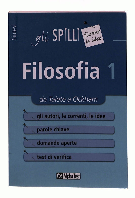 EBOND Filosofia 1 Sintesi Alpha Test 2012 Libro LI031820