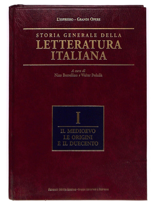 EBOND Storia Generale Della Letteratura Italiana Vo. I L'espresso Libro LI031964