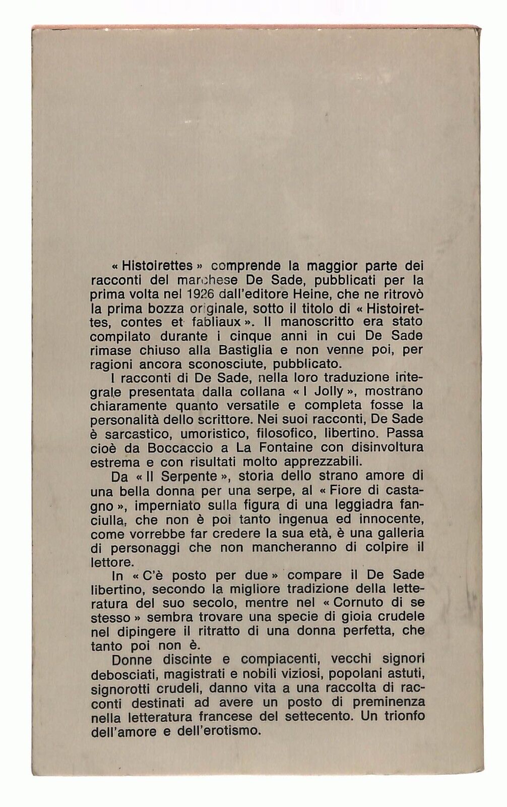 EBOND Histoirettes Editoriale Corno 1966 Libro LI032370