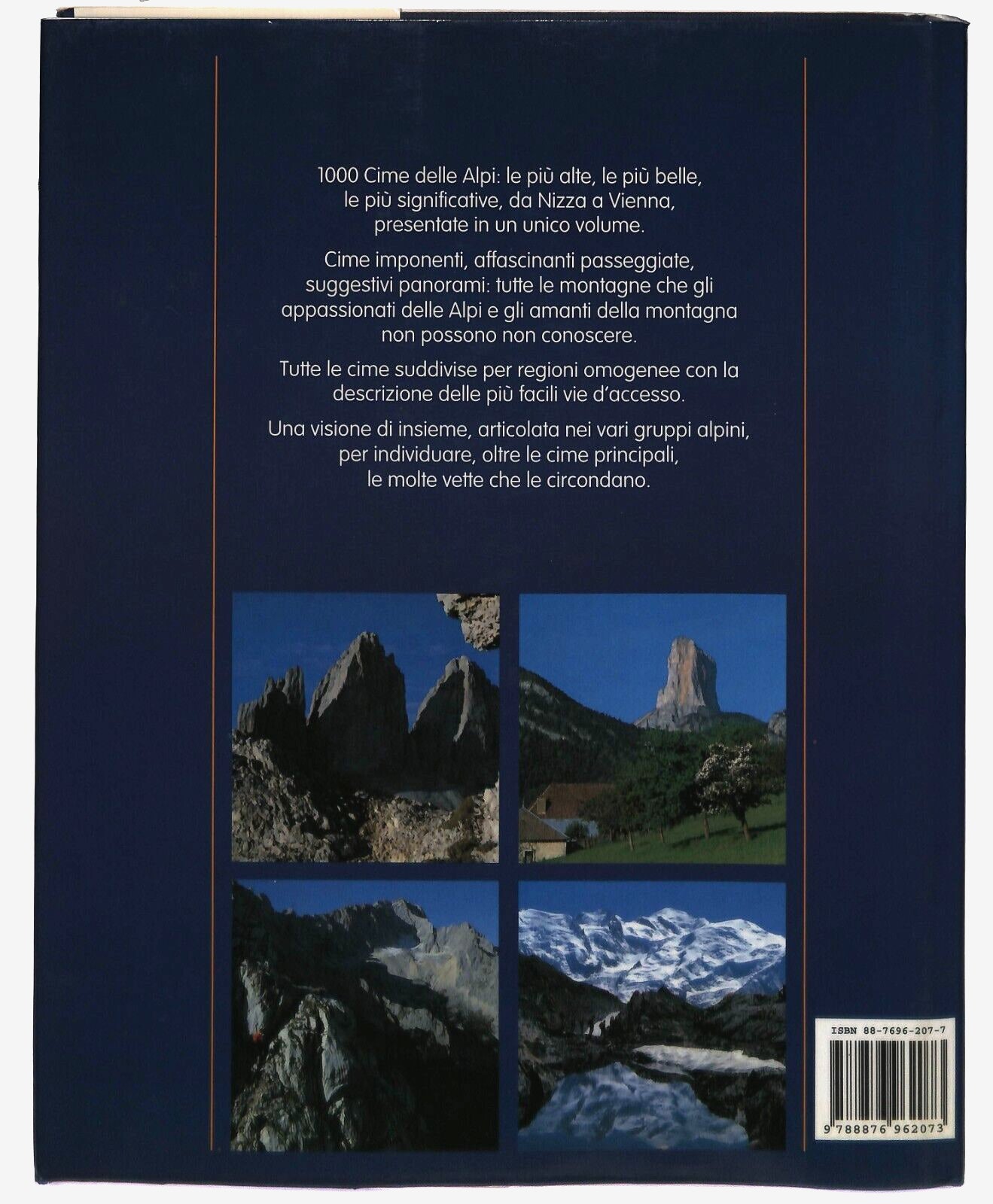 EBOND 1000 Cime Delle Alpi Ernst Hohne Villardi 1995 Libro LI032465