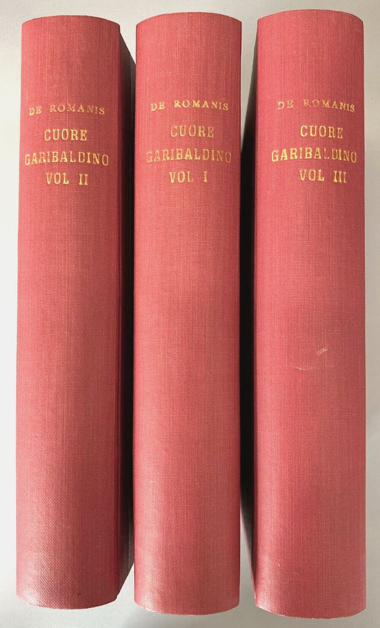 EBOND Cuore Garibaldino N.1-180 3 Vol. Completa Dino De Romanis Libro LI032608