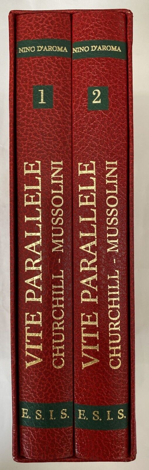 EBOND Vite Parallele Churchill Mussolini Vol.1 e 2 Nino D'aroma Libro LI032701