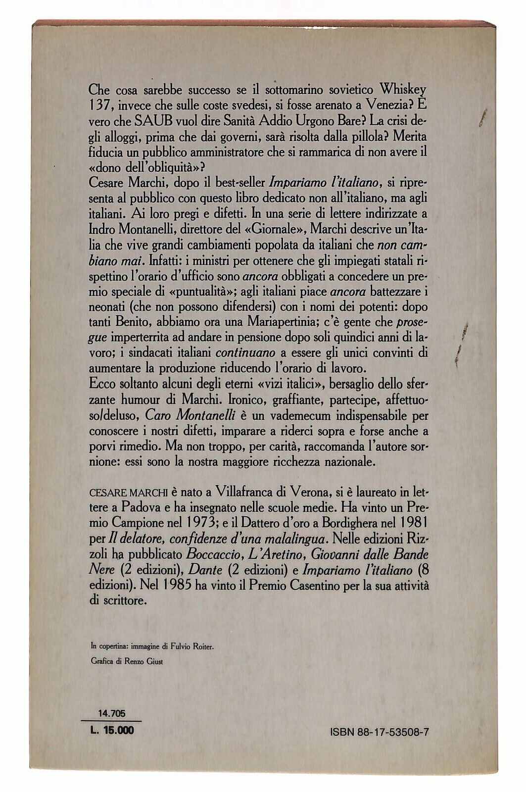 EBOND Caro Montanelli Cesare Marchi Rizzoli 1985 Libro LI032807