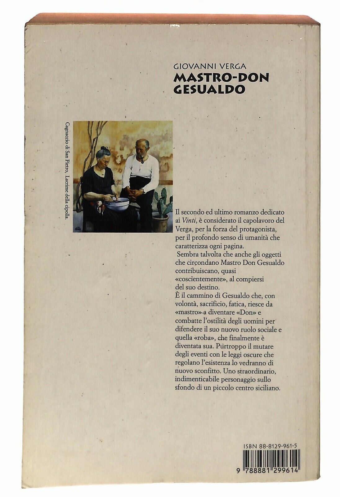 EBOND Mastro Don Gesualdo Verga I Giganti Di Gulliver 1995 Libro LI032858
