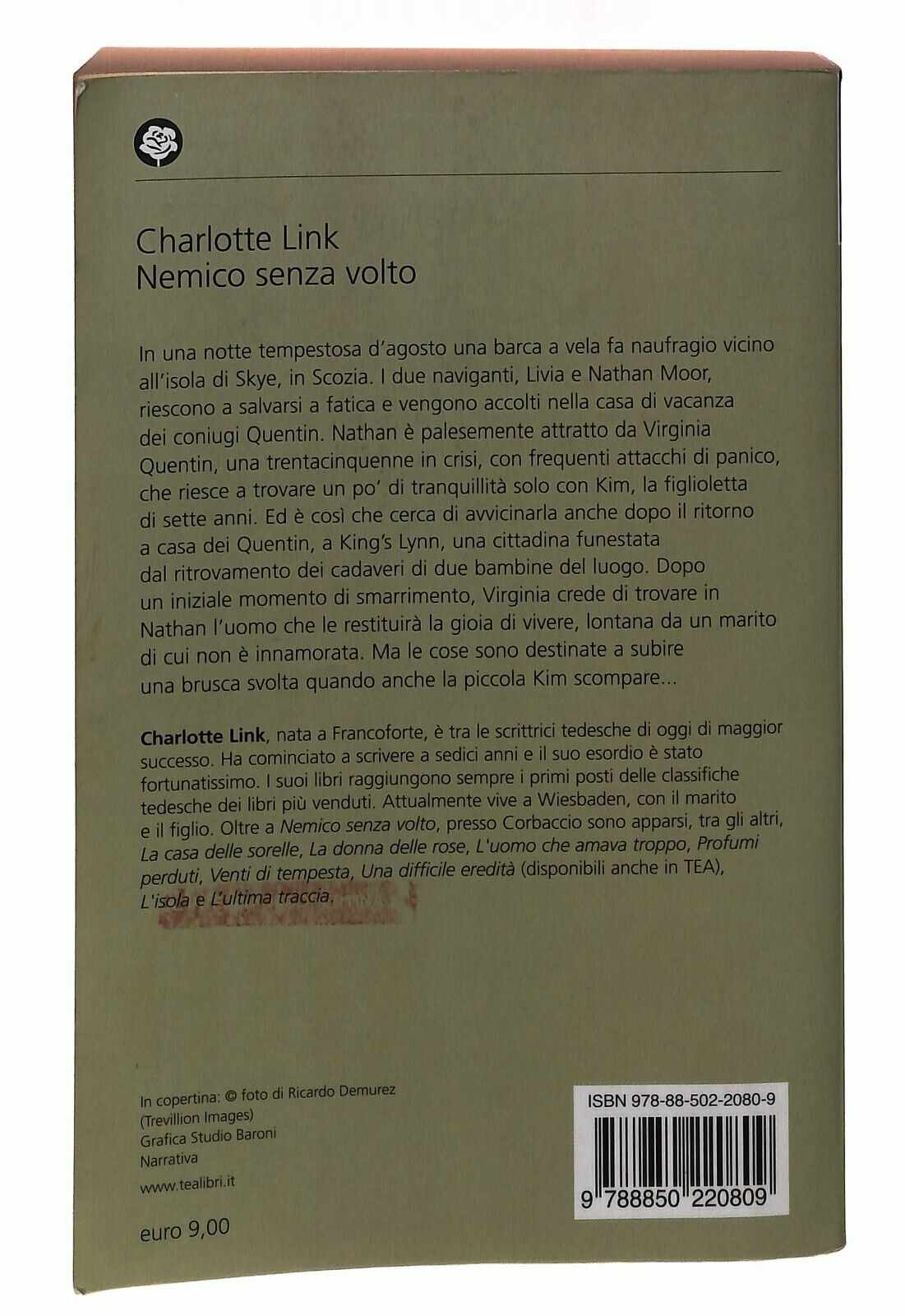 EBOND Nemico Senza Volto Link Charlotte 2010 Libro LI033006