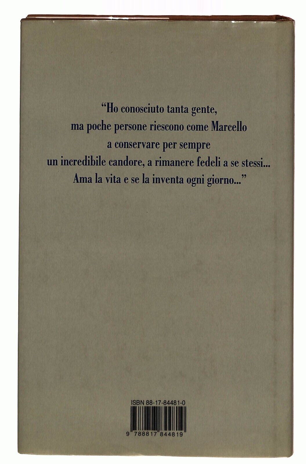 EBOND La Bella Vita. Marcello Mastroianni Racconta Rizzoli 1996libro LI033081