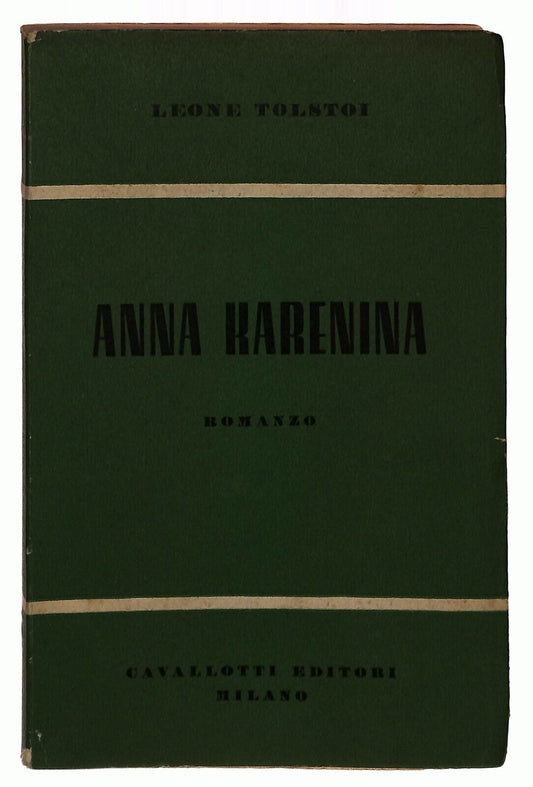 EBOND Anna Karenina Leone Tolstoi Cavallotti 1952 Libro LI033114