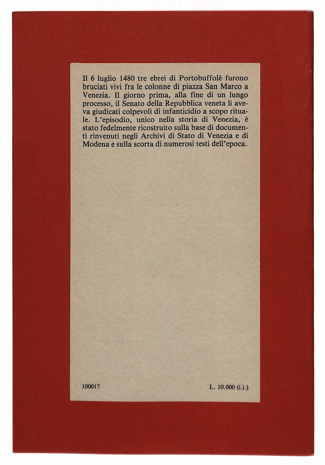 EBOND Portobuffole Salomone G. Radzik Giuntina 1984 Libro LI033183