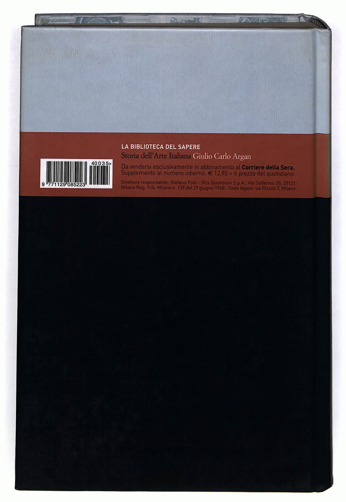 EBOND Storia Dell'arte Italiana Corriere Della Sera N. 35 Libro LI033617