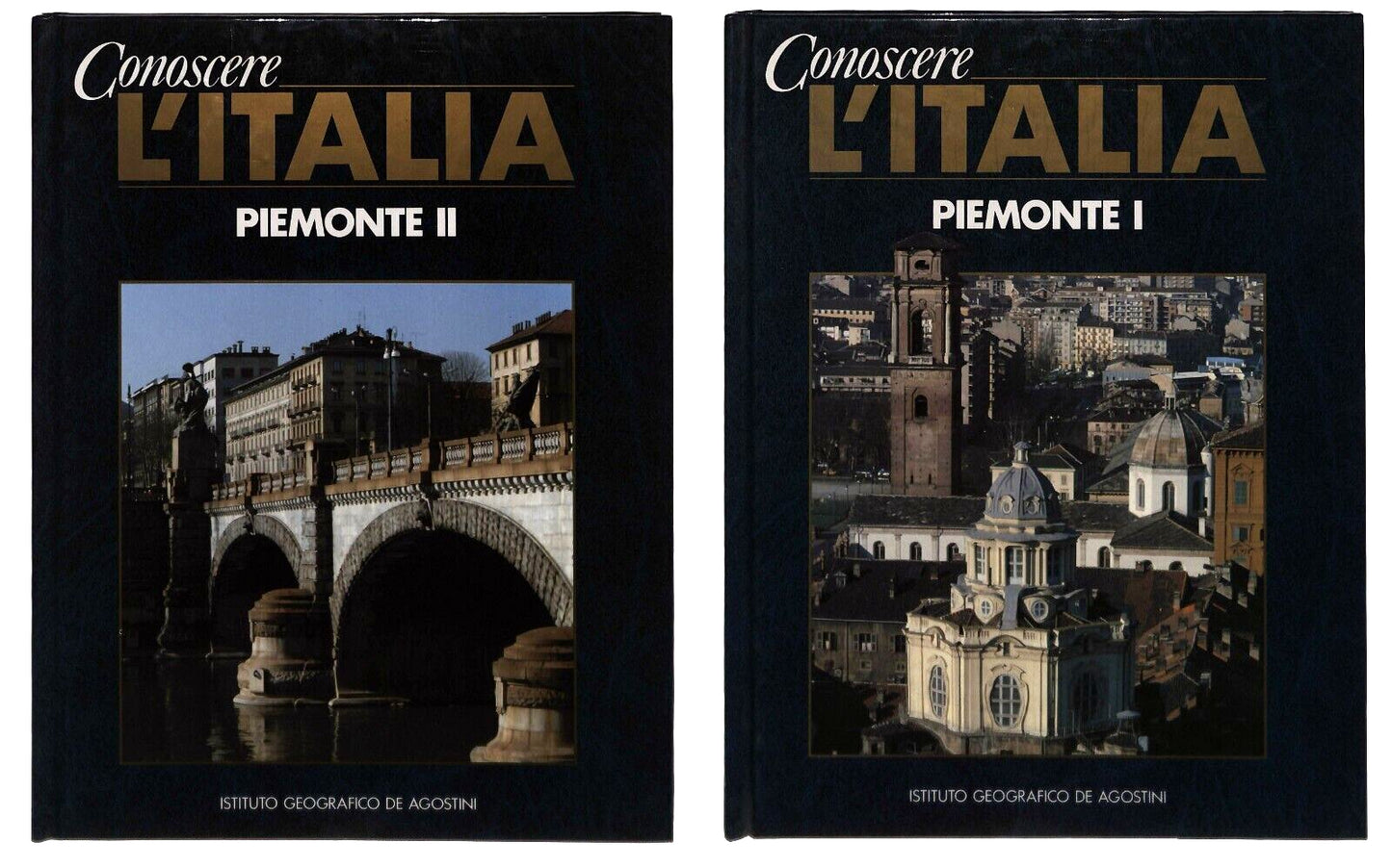 EBOND Conoscere L'italia Piemonte Volume 1 e 2 Deagostini 1990 Libro LI033710