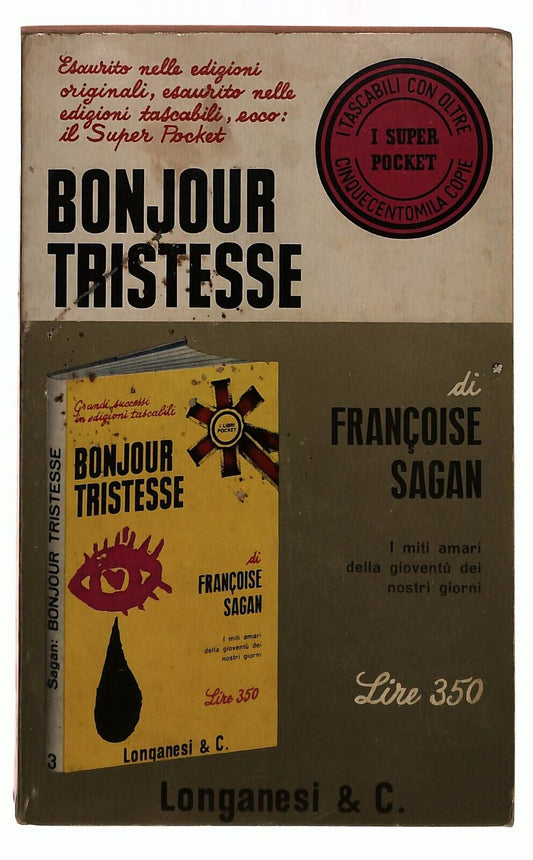 EBOND Bonjour Tristesse Francois Sagan Longanesi 1968 Libro LI033814
